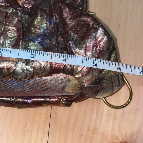 Floral Metallic Women's Bag - Picture 6 of 8